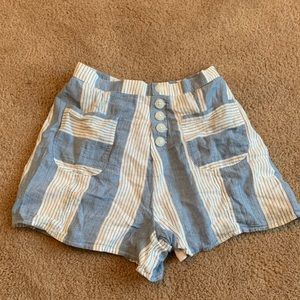 High waisted shorts
